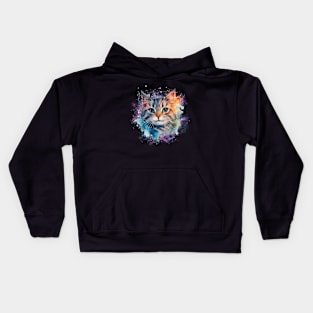 Galaxy Cat Kids Hoodie